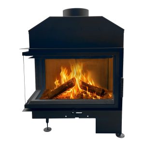 Laura corner levi je ugradni kamin proizveden u firmi KBR Brezina, Padina, Srbija.