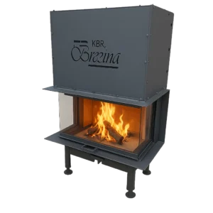 Laura C - Trostrani ugradni kamin na podizanje